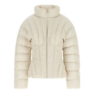 Elisabetta Franchi Mujer, Chaquetas, Beige, Talla: S