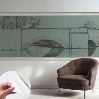 Tulup Carta Da Parati Adesiva - Lavabile - Decorazione Murale - Per Cucina - Pellicola Decorativa Ponte Ad Arco 250x104 Cm
