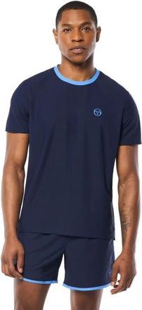 Sergio Tacchini Grata Active T-Shirt in Maritime Blue at Nordstrom, Size Xxx-Large