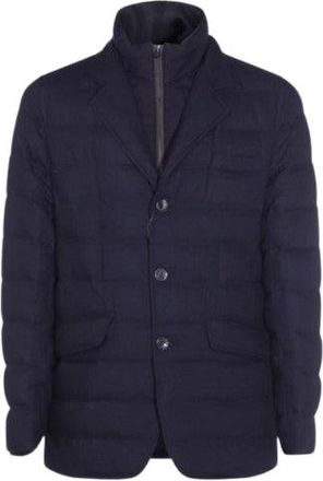 Herno Coats Blue And Green