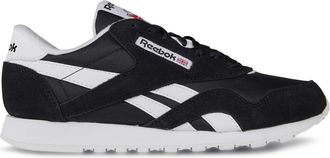 Reebok Men Classic Nylon Sneaker, Core Black/FTWR White/FTWR White, 10.5