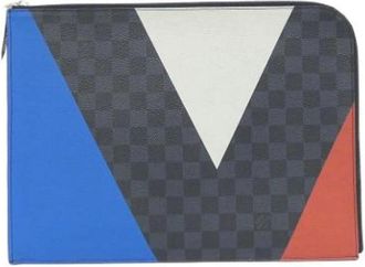 Louis Vuitton Pre-owned Clutches, male, Multicolor, Size: ONE SIZE Pre-owned Canvas Clutch