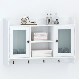 vidaXL Mobile Pensile In Mdf Porta Dvd/libri/bicchieri - Vidaxl