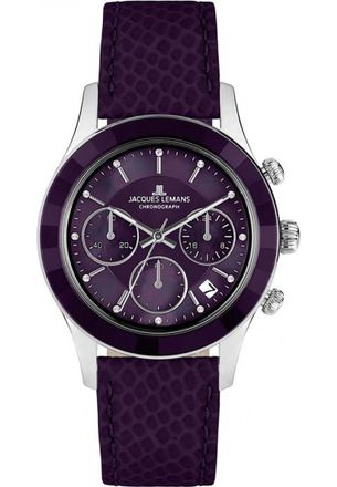 Jacques Lemans Womens 1-2151J Ladies Venice Watch - Silver - One Size