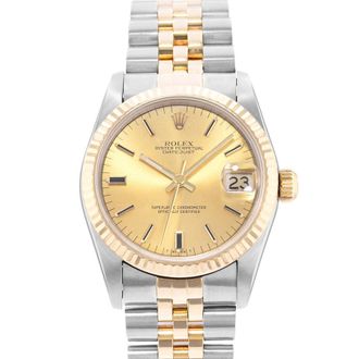 Rolex Pre-owned Rolex Datejust 31 Automatic Champagne Dial Ladies Watch 68273 CSJ