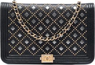 Chanel Pre-owned Vintage Schoudertas - Dames - Vintage Schoudertas - Zwart - ONE Size - Leer - Vintage