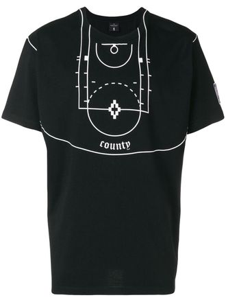 Marcelo Burlon T-shirt NBA Court - Nero