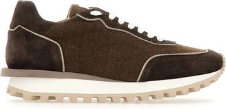 Eleventy Su&egrave;de Sneakers - Heren - Sneakers - Bruin - 42 EU - Su&egrave;de - Schoenen
