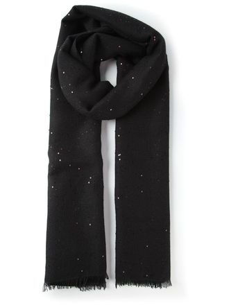 Brunello Cucinelli sequin scarf - Black