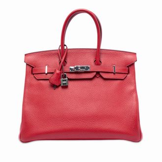 Herm&egrave;s Pre-owned Hermes Clemence Birkin Retourne 35 Ladies R3T9AQVYA8NTQNSM