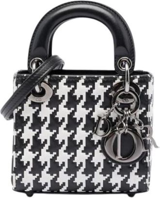 Dior Pre-owned Lady Dior - Dames - Vintage Handtas - Veelkleurig - ONE Size - Leer - Vintage