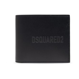 Dsquared2 Wallets & Cardholders, male, Black, Size: ONE SIZE Leather wallet