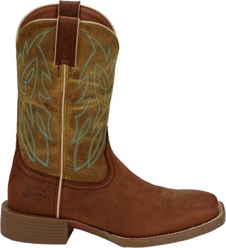 Justin Canter 11 Square Toe Western Boot Brown SE7515 Mens
