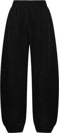 Max Mara Cesto Broek - Dames - Broeken - Zwart - S - Wol - Broeken