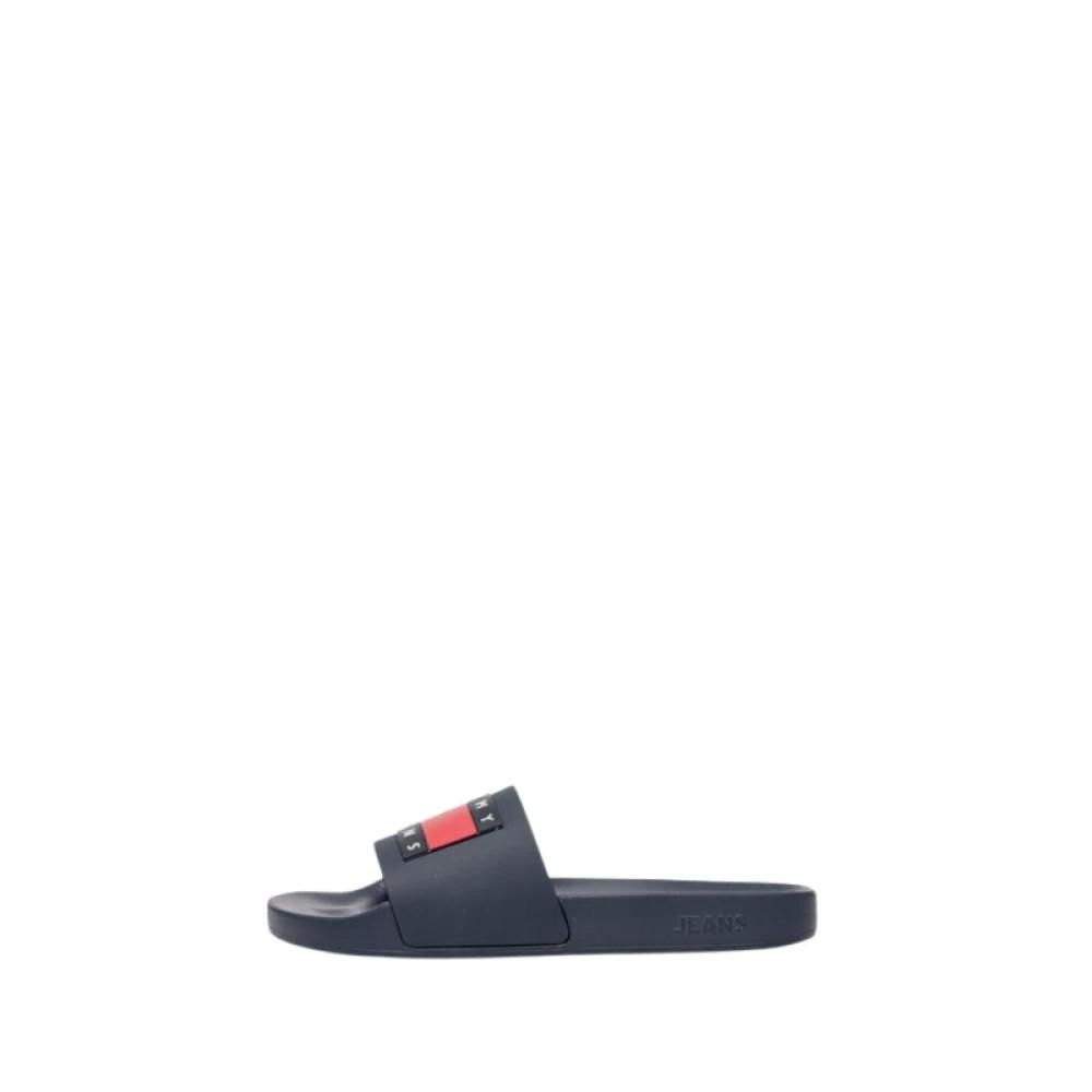 Tommy Hilfiger Homme, Chaussures, Bleu, Taille: 45 EU Pool Slide