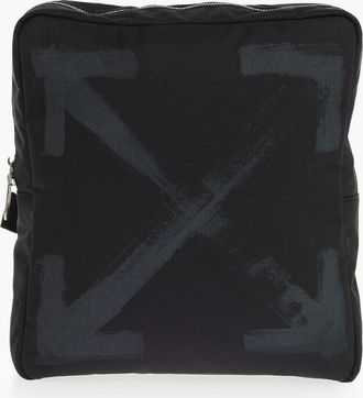 Off-white Borsa a Tracolla in Tessuto Tecnico con Stampa Arrow Off-White