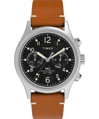 Timex Military Mk1 Heren Horloge Bruin TW2Y71100