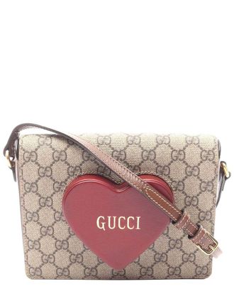 Gucci Gg Supreme Valentines Shoulder Bag (Authentic Pre-Loved)