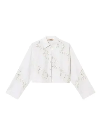 Twinset Embroidered boxy m/l shirt