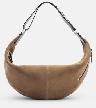 Christophe Lemaire Quiver Small suede shoulder bag
