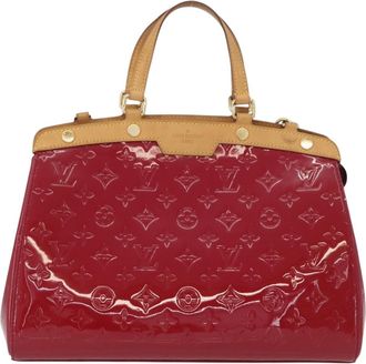 Louis Vuitton Blair Monogram Vernis Pink Patent_Leather Handbag (Pre-Owned)