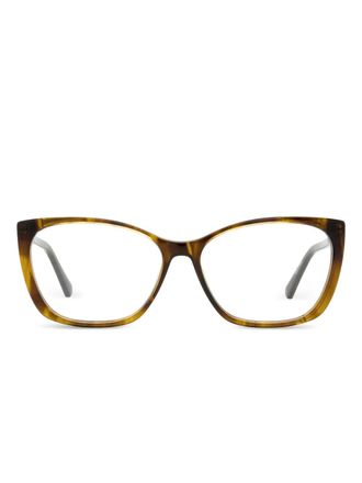 Swarovski SK5383 glasses - women - Acetate/Metal - One Size - Brown
