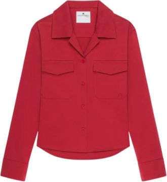 Courr&egrave;ges Chemise Haut - Blouses & Shirts - Mujer - Rojo - M