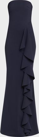 La Petite Robe Di Chiara Boni Risti Strapless Draped Mermaid Gown