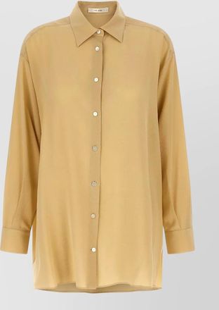 The Row luka relaxed fit long sleeve shirt