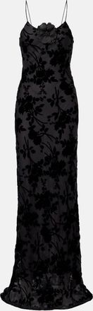 Rodarte Devoré floral velvet gown