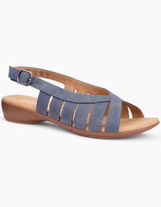 Hotter Womens Sundown Womens Wide Fit Sandals - Navy - Size: 4.5