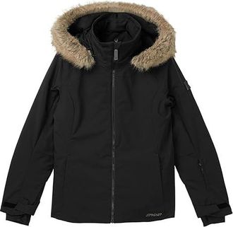 Spyder Vida Jacket Womens Clothing Black : 14, Polyester/Faux Fur