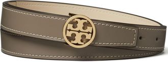 Tory Burch Miller reversible belt - women - Leather - S - Grey