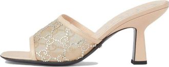 Gucci (WMNS) Gucci GG Mid-Heel Slide Sandal Rose Beige 747245-F13B0-9941