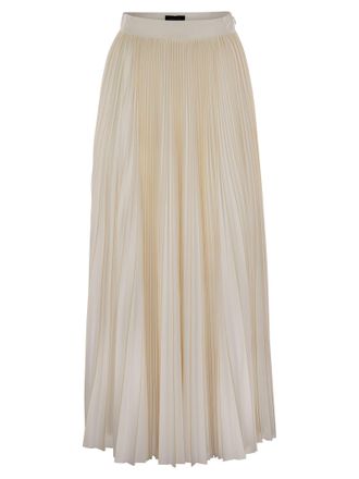 ワンピース FABIANA FILIPPI Women Mid Skirts ABD275F639D5440142 WHITE Women's Fabiana Filippi Pleated Skirts − Sale: up to −37