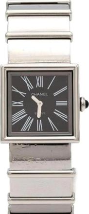 Chanel Pre-owned Vintage Polshorloge - Dames - Vintage Horloges - Zwart - ONE Size - Vintage