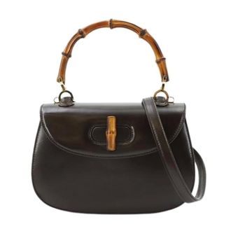 Gucci Pre-owned Handbags, female, Brown, Size: ONE SIZE Pre-owned Vintage Handbag