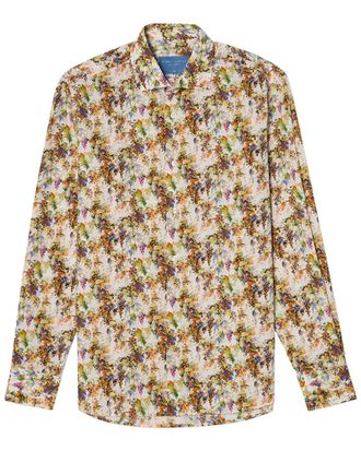 Robert Talbott Reynolds Vineyard Print Poplin Shirt