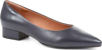 Jones Bootmaker Womens Sunstone Leather Court Shoes - Navy - Size UK 6