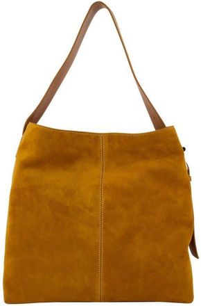 Alexander McQueen Suede Shoulder Bag Brown