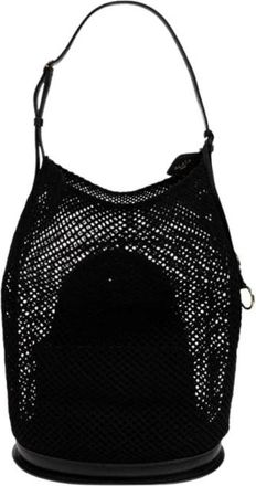 Alaia Grote Heuptas - Dames - Schoudertassen - Zwart - ONE Size - Su&egrave;de - Tassen