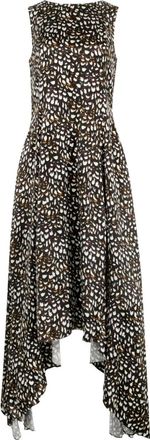 Loewe Abito con stampa - Marrone