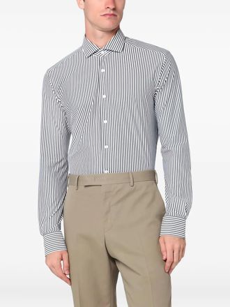 Xacus Gestreept overhemd - Wit