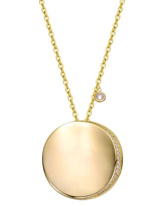 Rachel Glauber 14K Plated Pendant Necklace