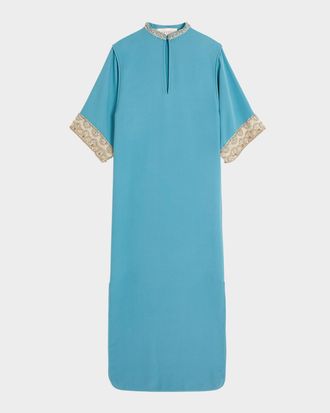 Valentino Garavani Bead Embroidered Cady Couture Gown