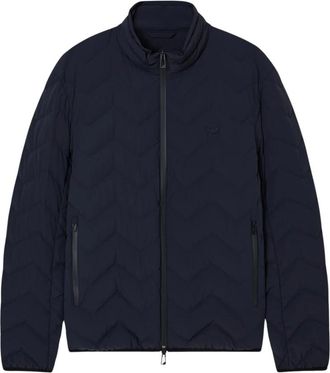 Emporio Armani Gewatteerde Jas - Heren - Winterjassen - Blauw - 2XL - Jassen