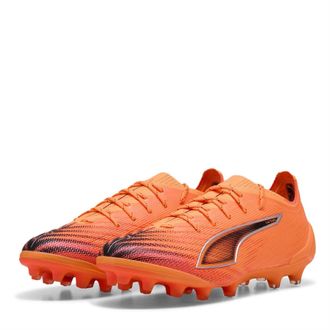 Puma Unisex Accessories Ultra 6 Ultimate Ag Firm Ground Football Boots in Heatfire-Bla - Red - Size UK 6.5