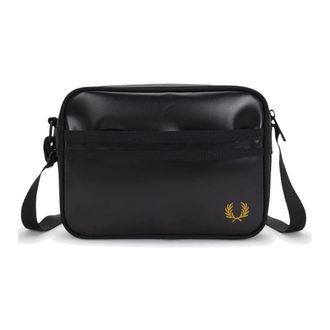 Fred Perry Tonal Classic Mini Schoudertas - Heren - Tassen - Zwart - Maat: ONE Size Poliester