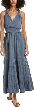 Max Studio Empire Waist Tiered Maxi Dress