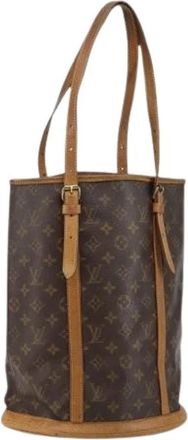 Louis Vuitton Pre-owned Vintage Canvas Bucket Bag - Dames - Vintage Tas - Bruin - ONE Size - Vintage